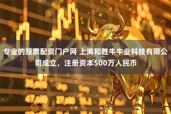 专业的股票配资门户网 上海和胜牛牛业科技有限公司成立，注册资本500万人民币